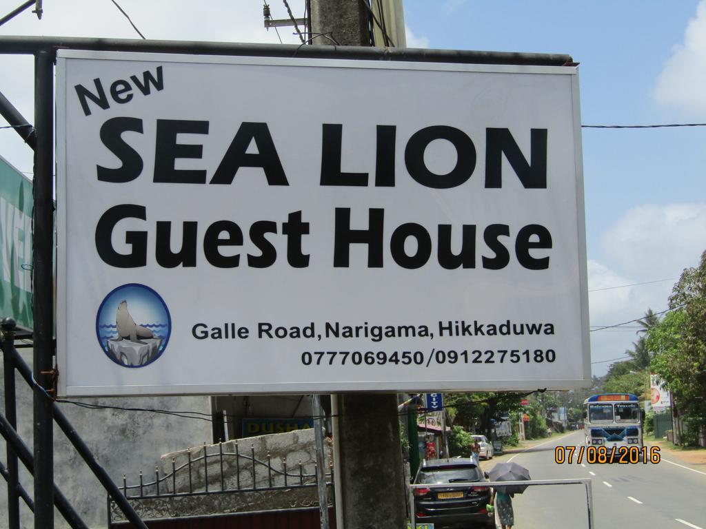 New Sea Lion Guest House Hikkaduwa Exteriör bild